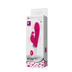 Pretty Love Vibro Rabbit Gene Voice Controle Rose